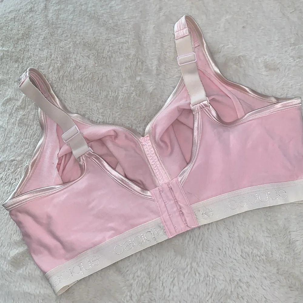 42DDD Cacique pink wireless bra